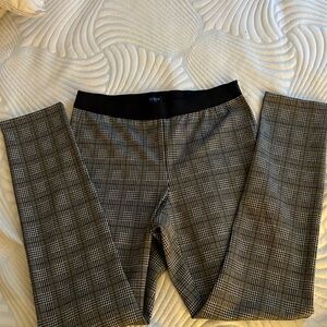 Jcrew black plaid pants